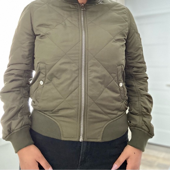 Topshop bomber jacket  size 6 - Picture 3 of 5